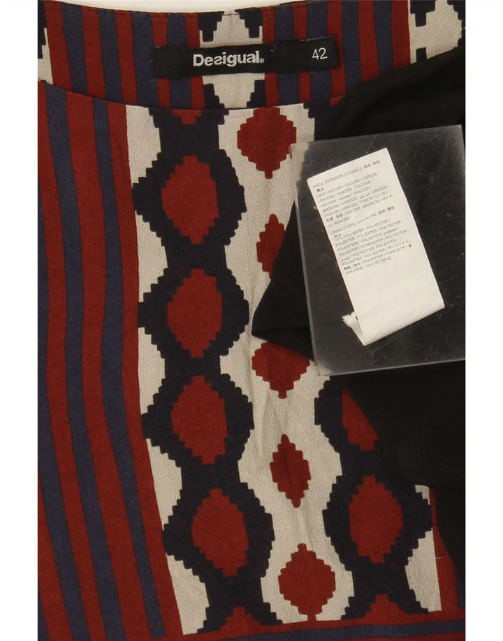 DESIGUAL Γυναικείο Φόρεμα A-Line EU 42 Μεγάλο Πολύχρωμο Γεωμετρικό