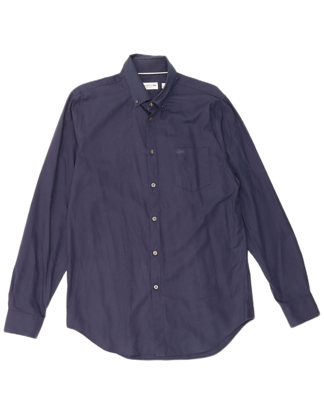 Ανδρικό πουκάμισο Lacoste Regular Fit Size 40 15 1/2 Medium Navy Blue Cotton