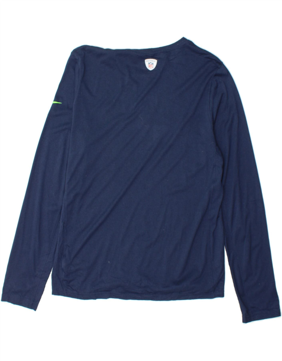 NIKE Boys Graphic Top Long Sleeve 13-14 Years XL  Navy Blue Vintage Nike and Second-Hand Nike from Messina Hembry 