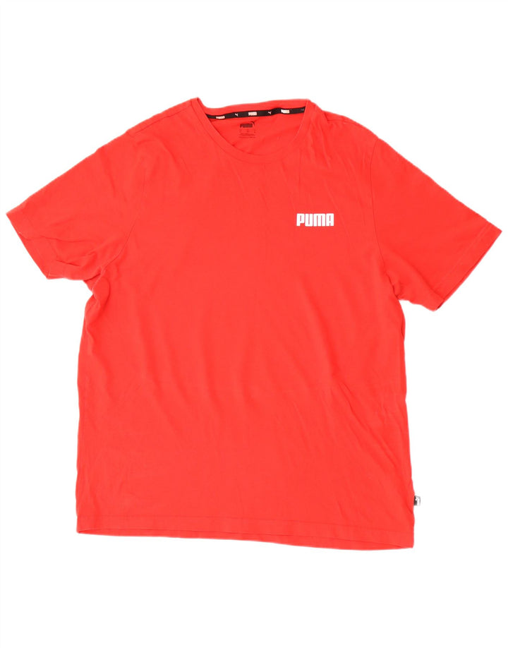 Ανδρικό T-Shirt Puma Τοπ XL Κόκκινο βαμβακερό