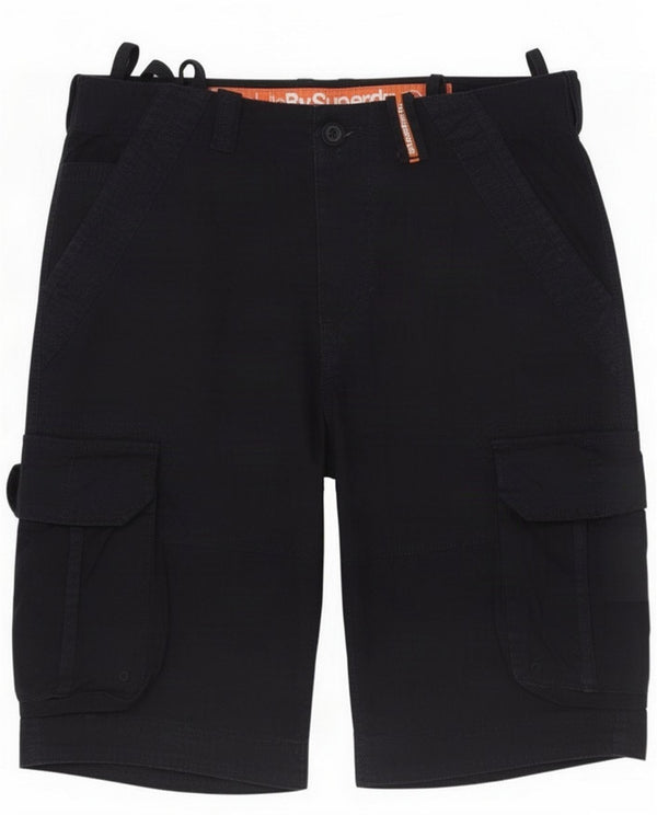 Ανδρικό σορτς Cargo Superdry Medium W32 Navy Blue Cotton