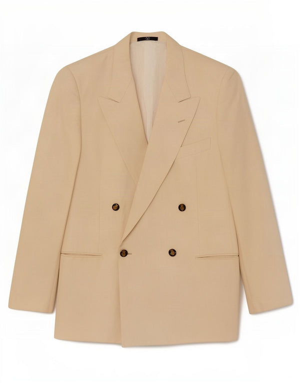 Valentino Ανδρικό σακάκι με διπλό στήθος UK 38 Medium Beige