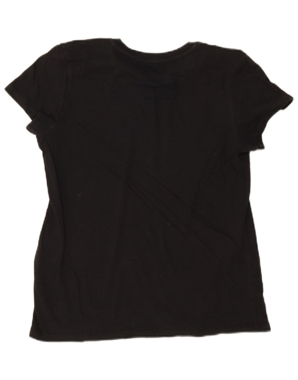 Γυναικείο γραφικό μπλουζάκι Levi's Top UK 10 Small Black Cotton