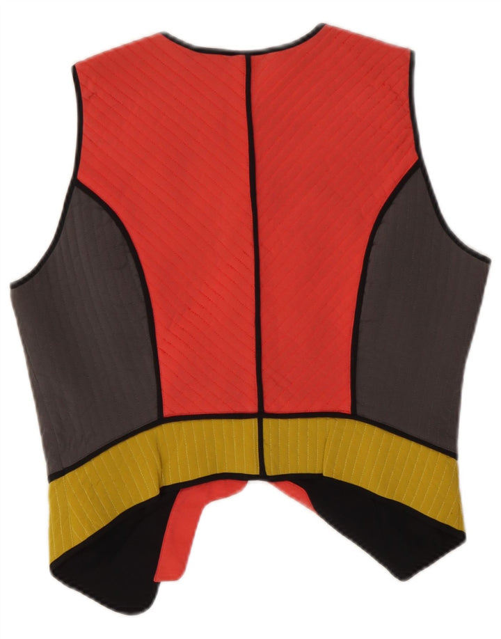 Γυναικείο γιλέκο Rutzou Crop EU 40 Medium Πολύχρωμο Colourblock Silk