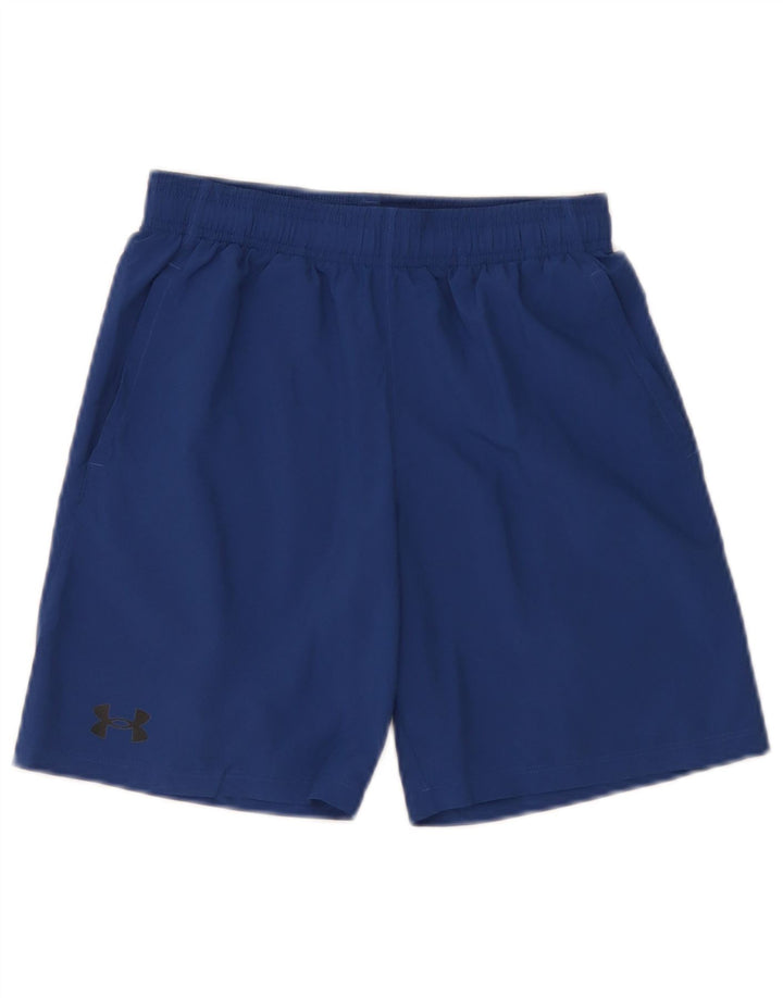 Under Armour Αγόρια Αθλητικά Σορτς 9-10 ετών Μεσαίο Μπλε Πολυεστέρας