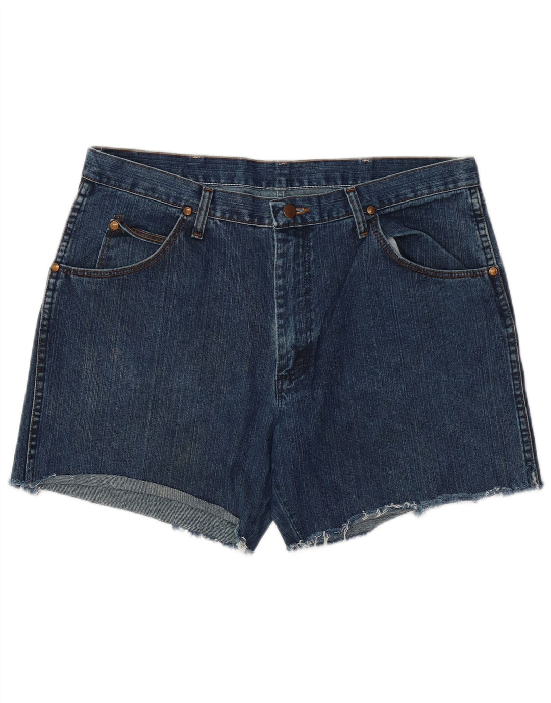 Ανδρικό τζιν σορτς Wrangler W36 μεγάλο μπλε βαμβακερό
