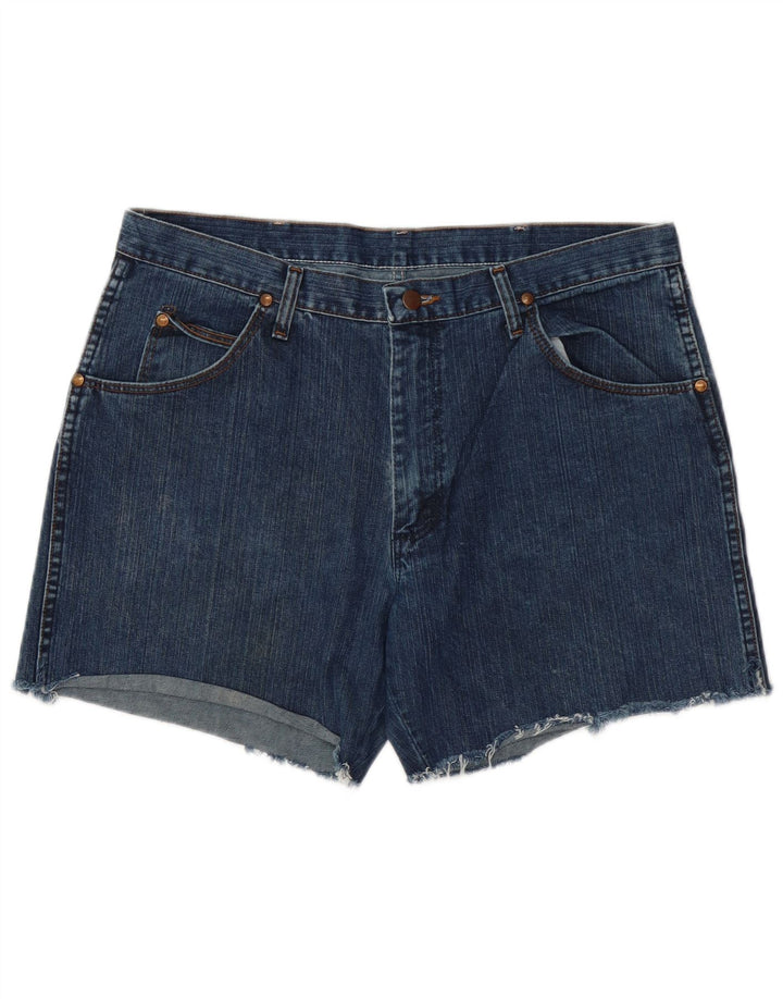 Ανδρικό τζιν σορτς Wrangler W36 μεγάλο μπλε βαμβακερό