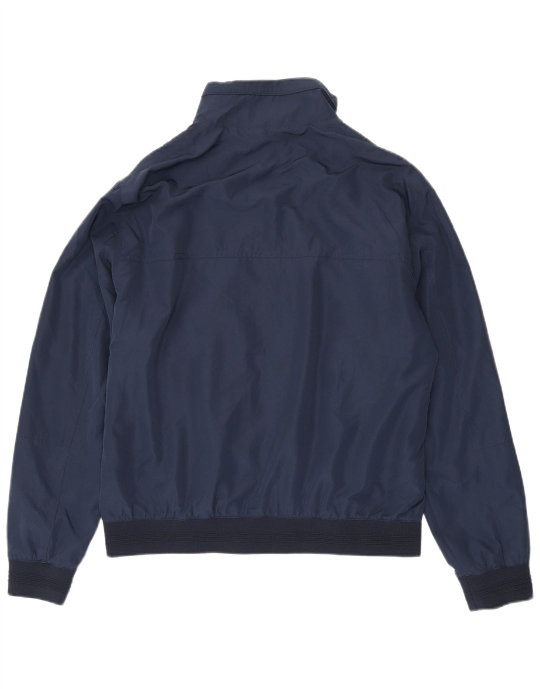 Zara Ανδρικό Bomber Jacket UK 42 XL Navy Blue Polyester