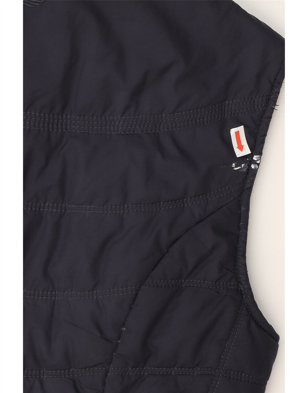 TIMBERLAND Womens Padded Gilet UK 6 XS Navy Blue Polyester Vintage Timberland and Second-Hand Timberland from Messina Hembry 
