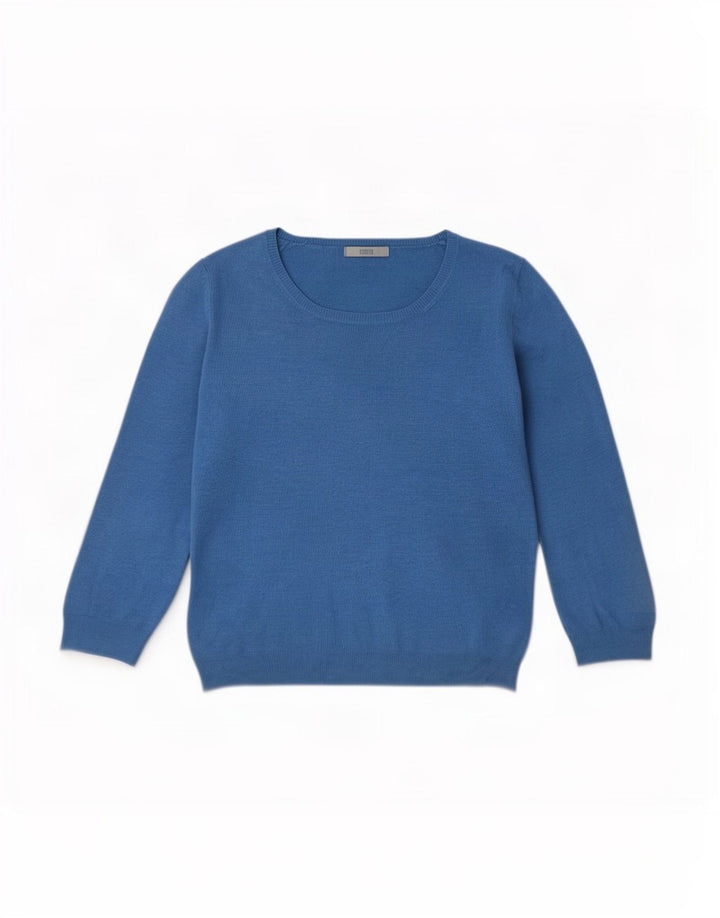 Marks & Spencer Γυναικείο πουλόβερ με λαιμόκαυστο UK 12 Medium Blue