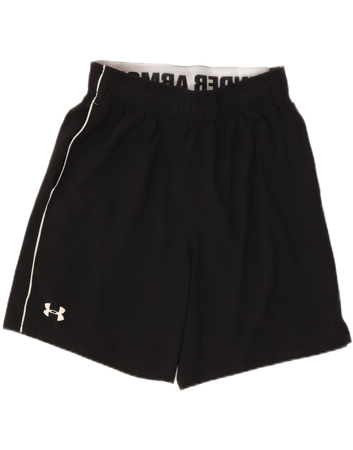 Ανδρικό γραφικό αθλητικό σορτς UNDER Armour, Μεσαίο μαύρο πολυεστέρα