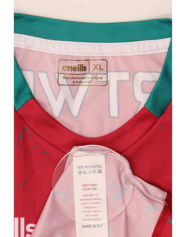 Ανδρικό γραφικό γιλέκο O'Neills Top XL Κόκκινο ριγέ πολυεστέρα