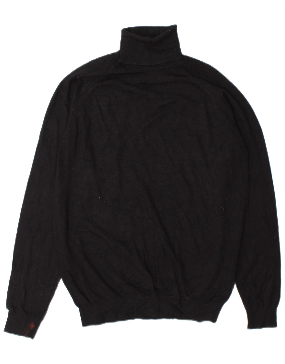 Zara Γυναικείο πουλόβερ με ρολό λαιμόκοψη UK 10 Small μαύρο