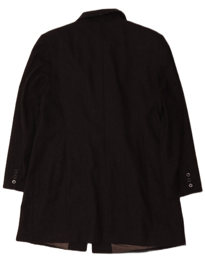 Marks & Spencer Γυναικείο Μπουφάν Blazer UK 18 XL Γκρι μαλλί με 5 κουμπιά