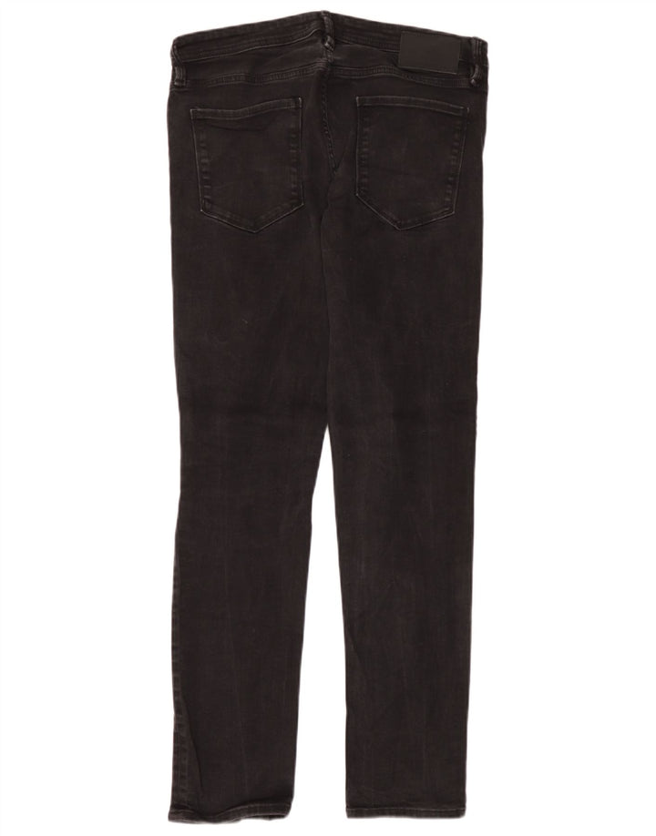 Jack & Jones Ανδρικό Τζιν GLENN Slim W33 L32 Μαύρο βαμβακερό