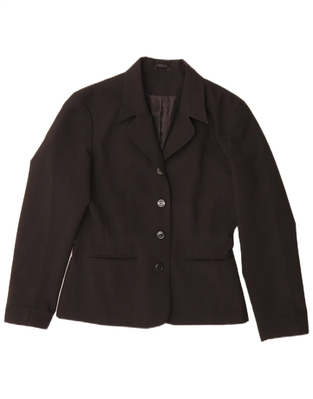 St. Bernard Γυναικείο μπουφάν blazer UK 12 μεσαίου μαύρου πολυεστέρα