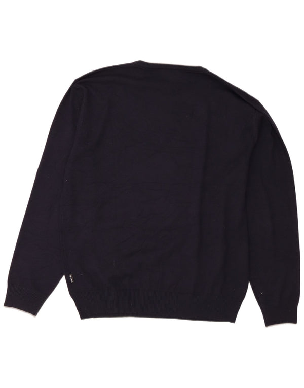 Ανδρικό πουλόβερ Coveri Crew Neck Jumper 3XL Navy Blue Viscose