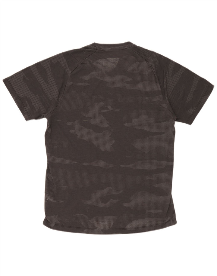 Ανδρικό T-Shirt Climalite Adidas Top Medium Grey Camouflage Polyester