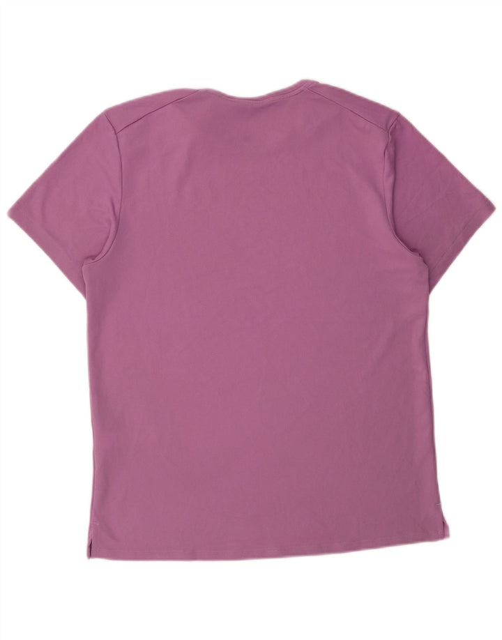 Ανδρικό T-shirt Nike Dri Fit T-shirt από μικρό μωβ πολυεστέρα