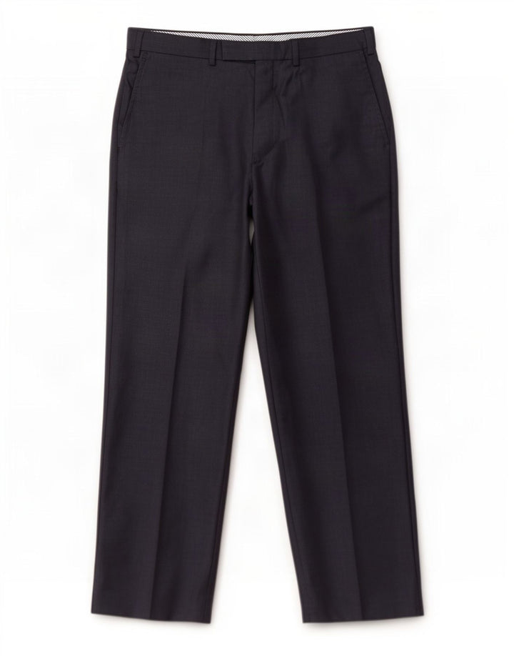 Ανδρικό ίσιο παντελόνι Marks & Spencer W38 L31 Navy Blue Wool