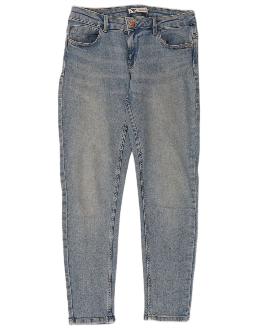 Zara Γυναικείο Skinny Jeans EU 40 Medium W30 L28 Blue