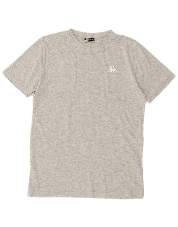 Kappa Mens T-Shirt Top Small Grey Flecked Cotton