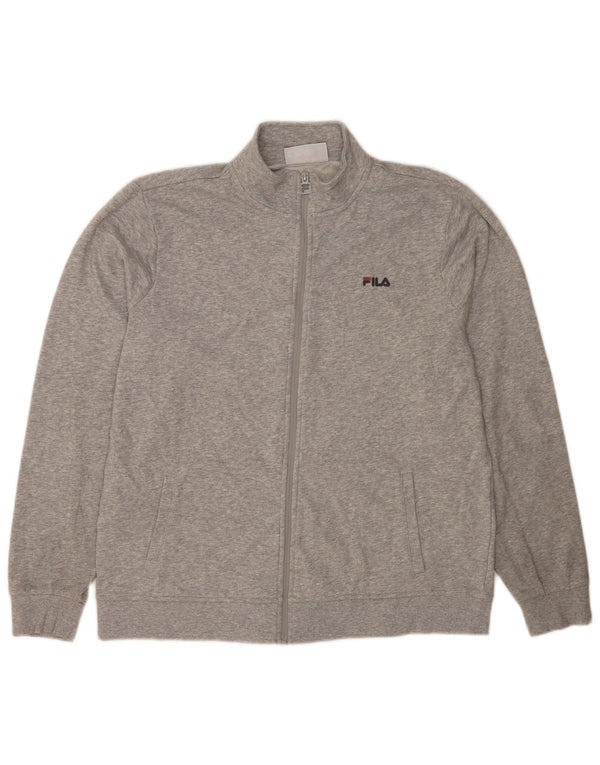 Ανδρική φόρμα Fila Top Jacket 2XL Γκρι βαμβακερό