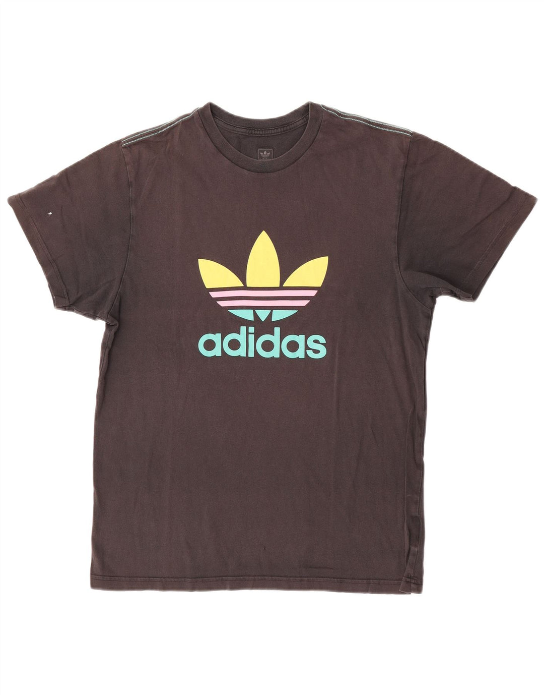 Ανδρικό γραφικό T-Shirt Adidas Top Medium Μαύρο