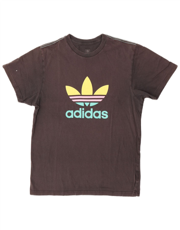 Ανδρικό γραφικό T-Shirt Adidas Top Medium Μαύρο