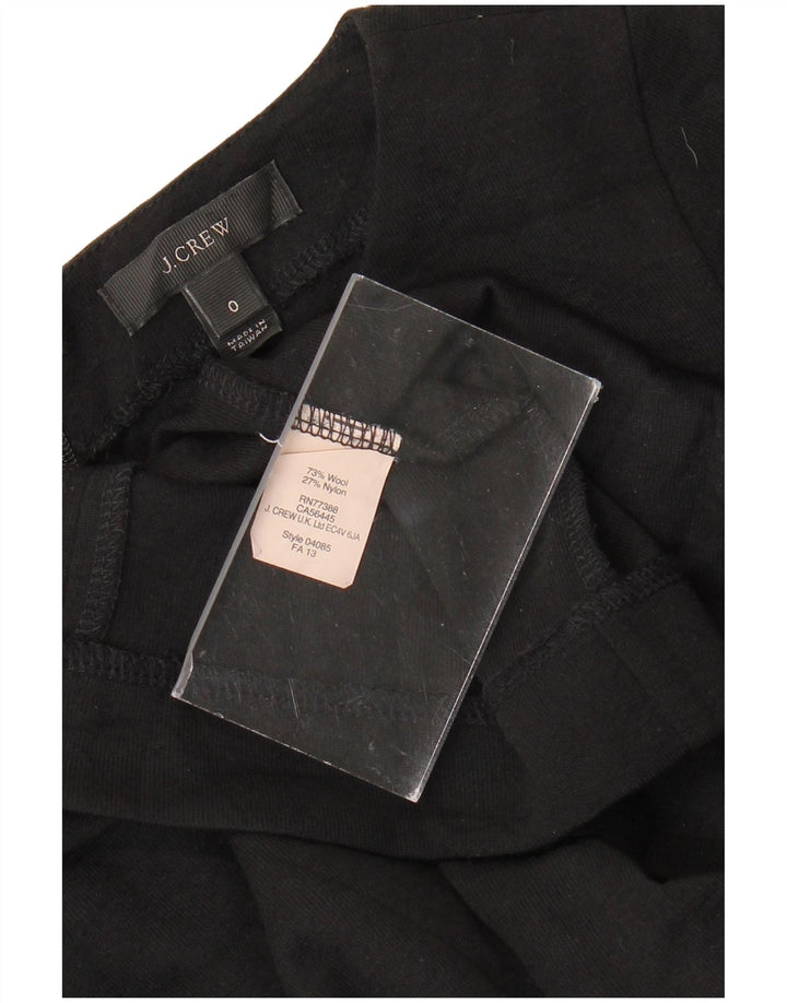 Γυναικείο φόρεμα με θήκη J. CREW US 0 XS Μαύρο μάλλινο
