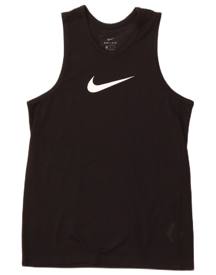Γραφικό γιλέκο NIKE Ανδρικό Dri Fit Αθλητικό μεσαίο μαύρο πολυεστέρα