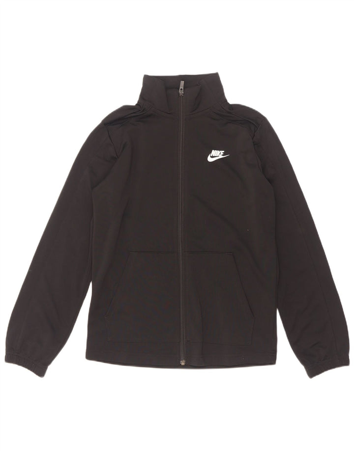 Μπουφάν Nike Boys Standard Graphic αθλητική φόρμα 12-13 ετών, μαύρο