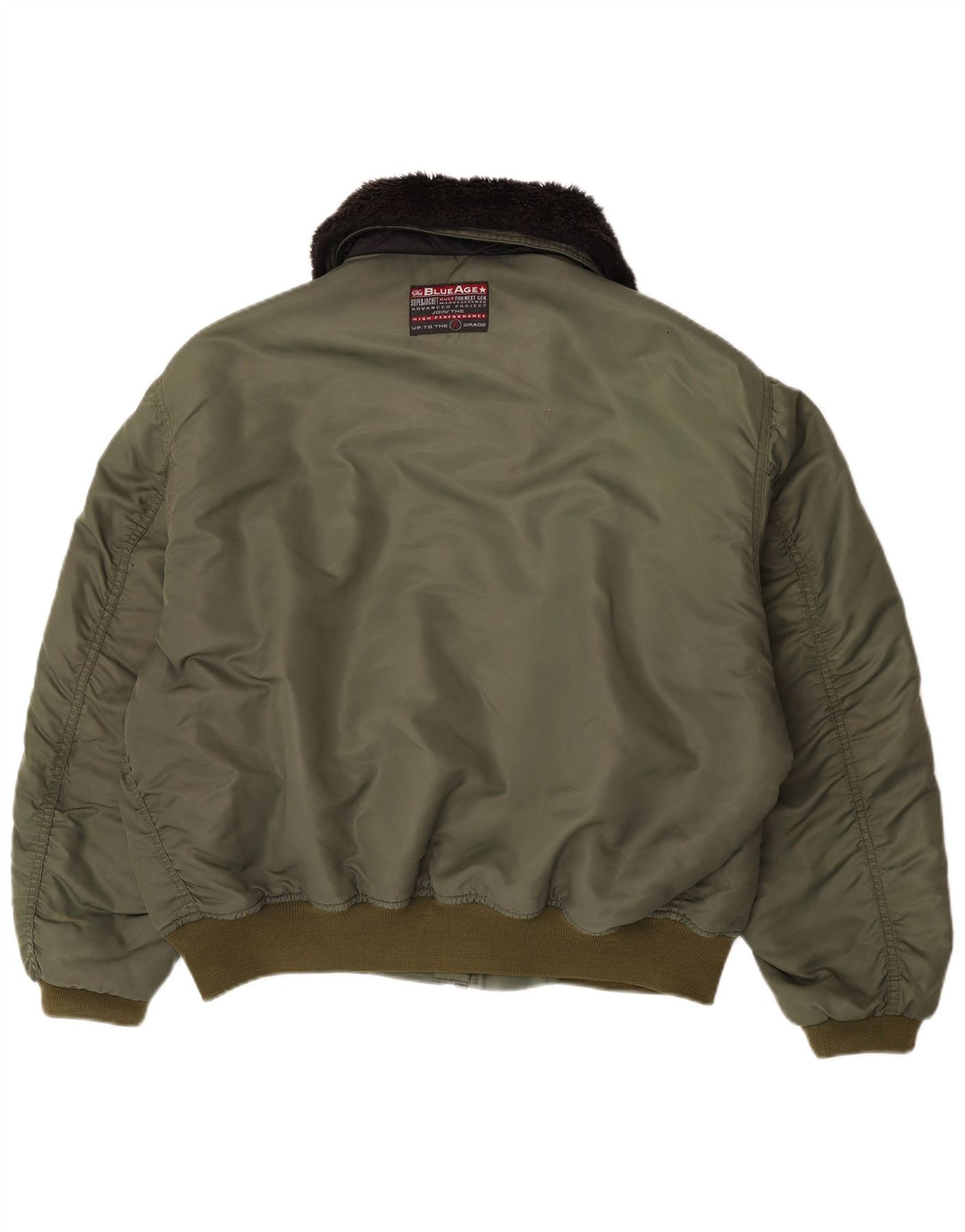 Carrera Ανδρικό μπουφάν UK 40 Large Khaki Colourblock Polyamide
