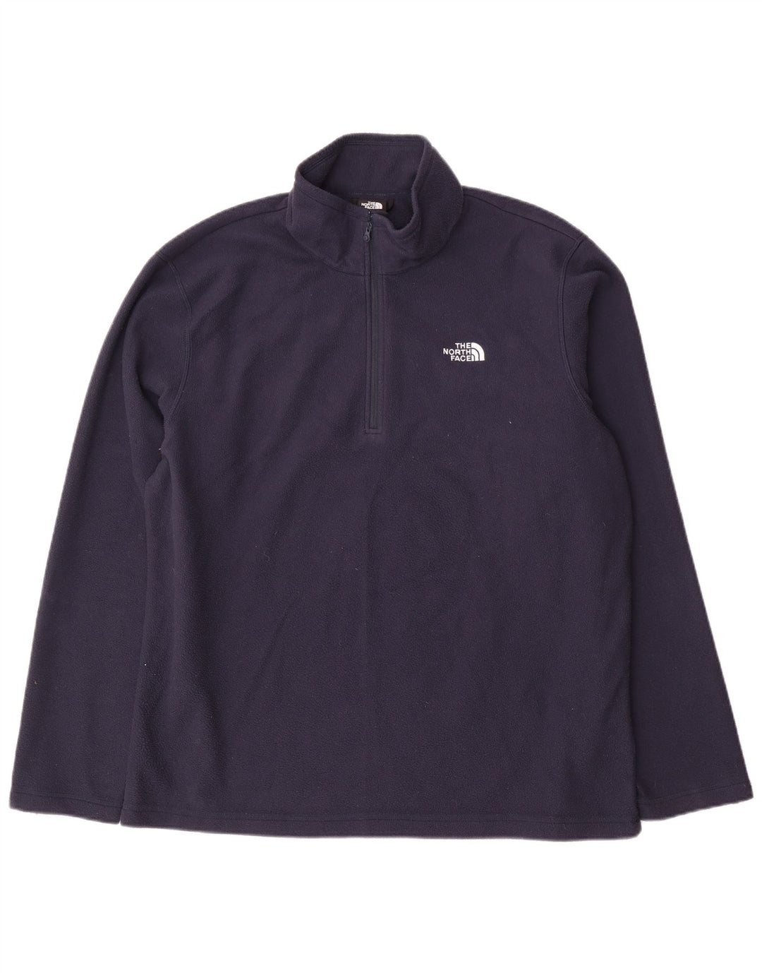 Το North Face ανδρικό φερμουάρ Fleece Jumper XL Navy Blue Polyester
