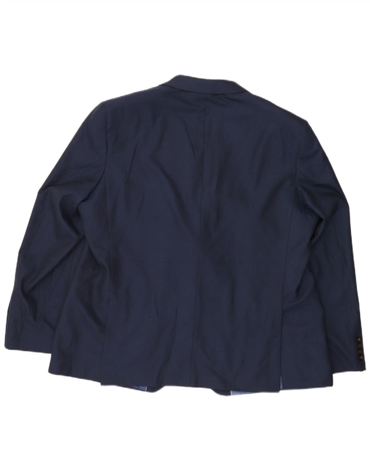 MARKS & SPENCER Ανδρικό σακάκι με 2 κουμπιά UK 50 3XL Navy Blue Polyester