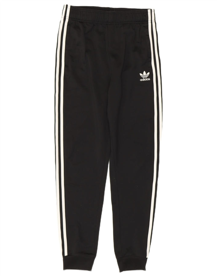 ADIDAS για αγόρια αθλητικά παντελόνια Joggers 14-15 ετών Μαύρο ριγέ πολυεστέρα