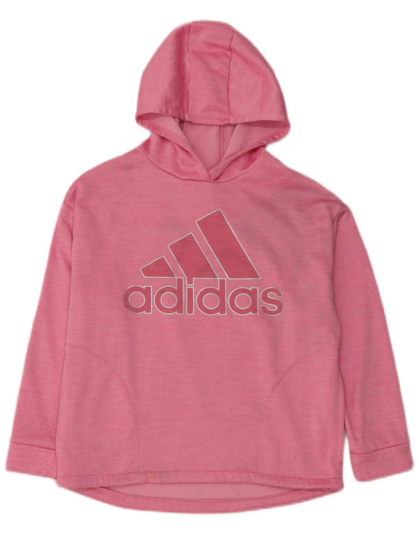 Γυναικείο Adidas Graphic Hoodie Jumper UK 18 XL Pink Polyester