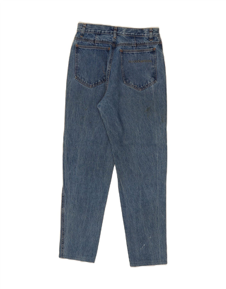 ROCCOBAROCCO Womens Tapered Jeans W28 L28 Blue Cotton Vintage Roccobarocco and Second-Hand Roccobarocco from Messina Hembry 