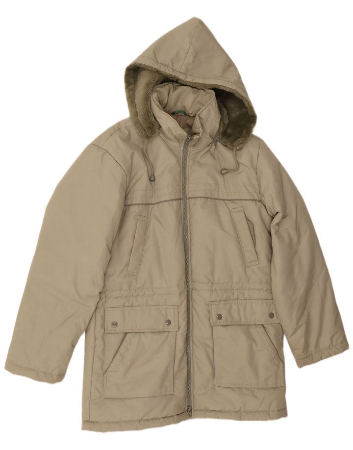 Canda Ανδρικό μπουφάν Parka με κουκούλα Loose Fit IT 46 Small Green