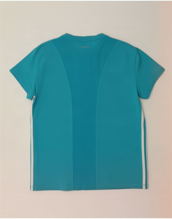 Adidas Γυναικείο T-Shirt Climacool Top UK 20/22 XL Blue Nylon