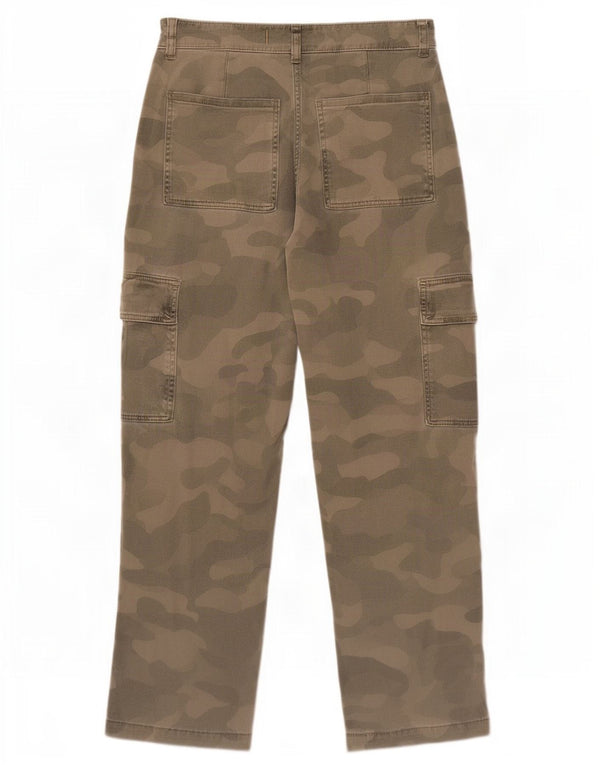 Hollister γυναικείο μπαμπά ψηλόμεσο παντελόνι Cargo US 10 Large W30 L30 Khaki