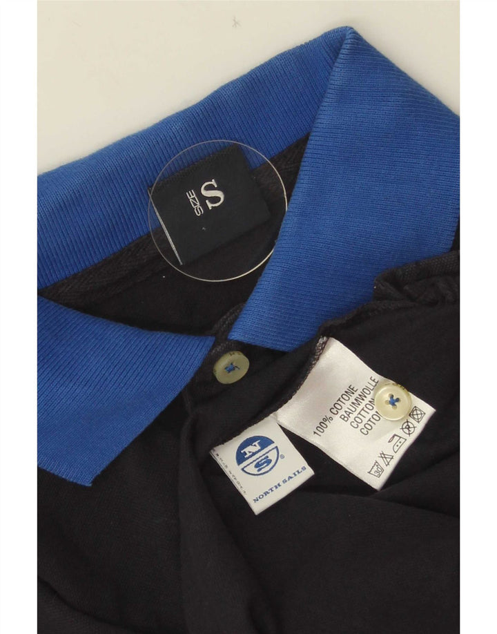 Ανδρικό πουκάμισο πόλο North Sails Μικρό μπλε Navy Colorblock Βαμβακερό