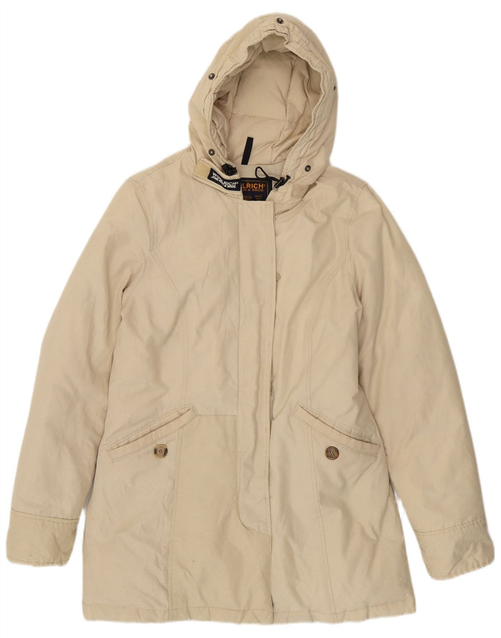 Woolrich Γυναικείο παλτό με κουκούλα UK 14 Medium Off White