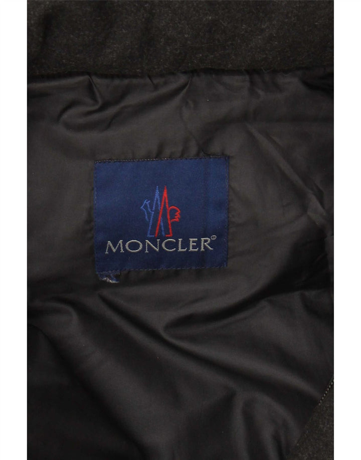 Moncler Ανδρικό μπουφάν με κουκούλα UK 36 Small Black Wool