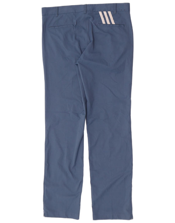 Ανδρικό ίσιο παντελόνι Chino Adidas W34 L34 Blue Polyester