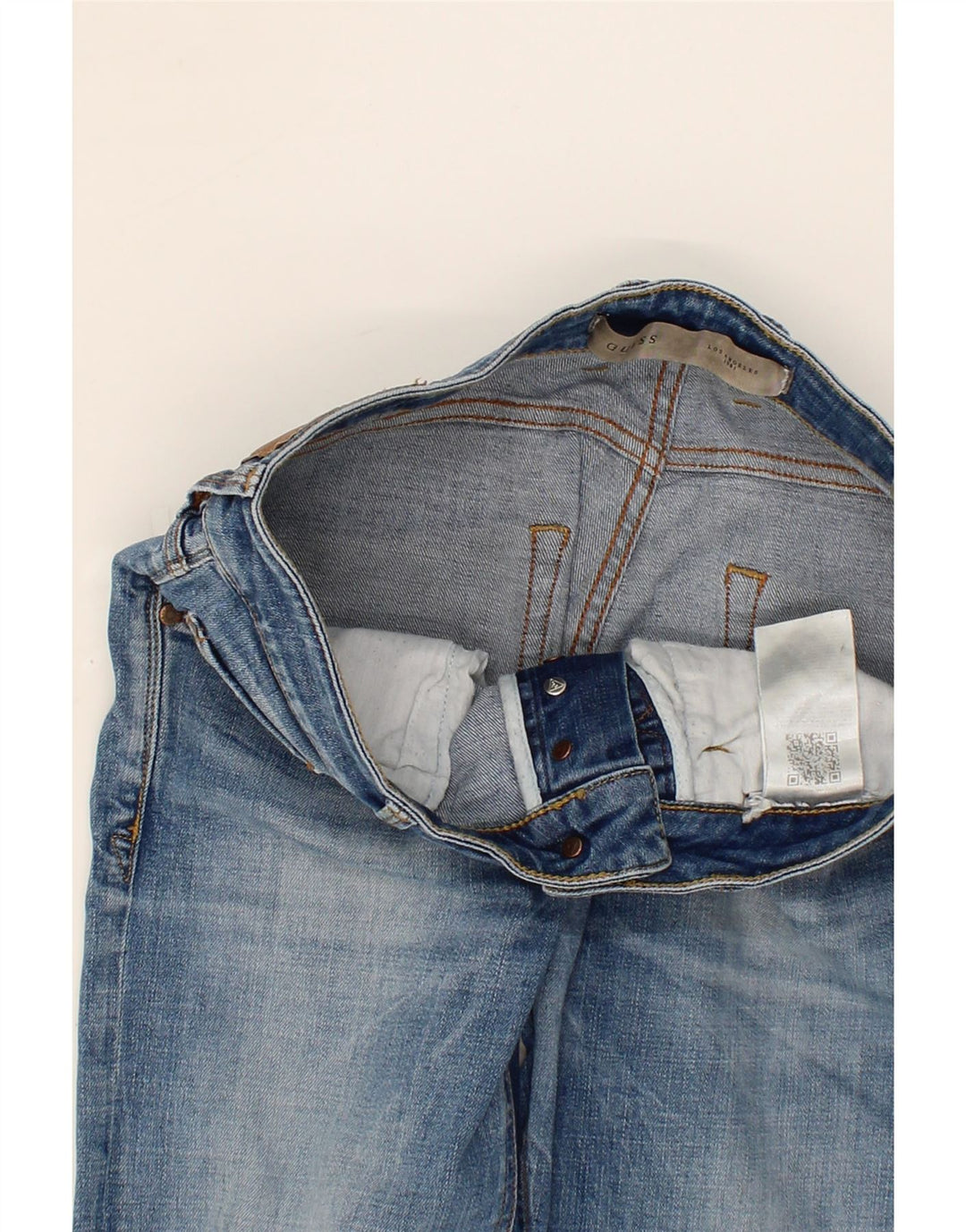 GUESS Womens Slim Jeans W30 L33  Blue Vintage Guess and Second-Hand Guess from Messina Hembry 