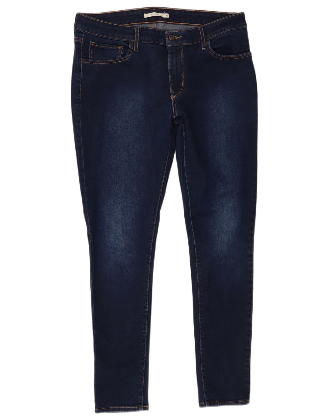 Levi's Womens 711 Skinny Jeans W32 L29 Navy Blue