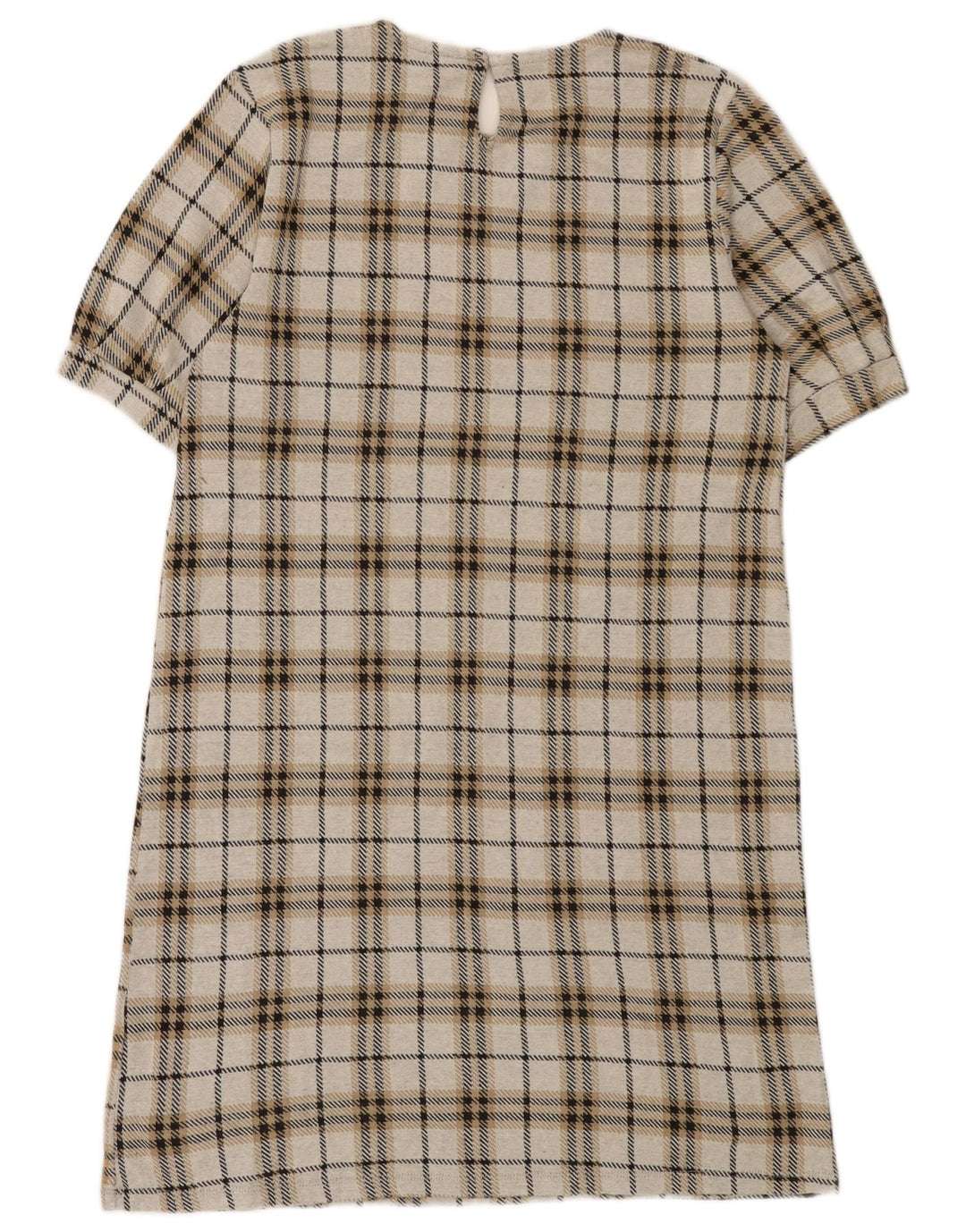 Zara γυναικείο φόρεμα Shift UK 12 Medium Grey Check