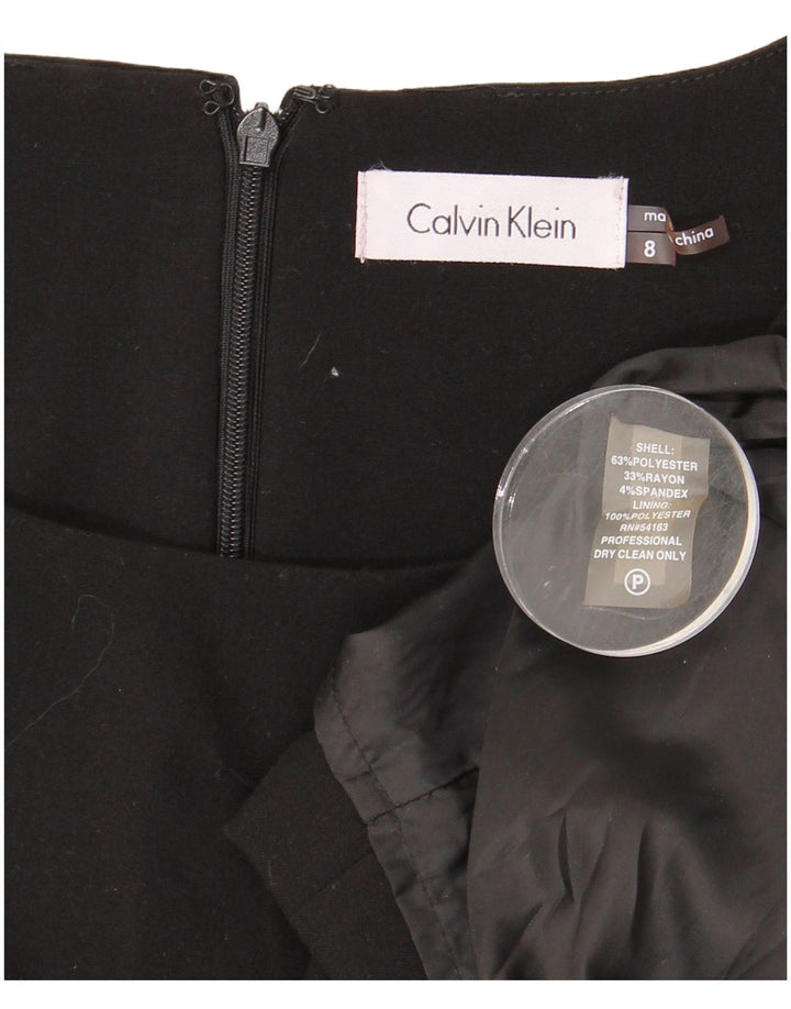 Γυναικείο αμάνικο φόρεμα CALVIN KLEIN US 8 Μεσαίο μαύρο πολυεστέρα