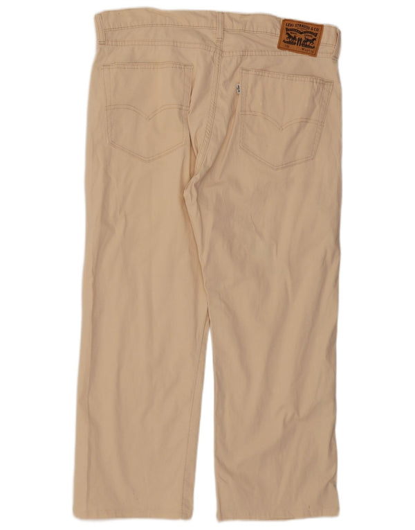 Levi's Womens 751 Graphic Straight Casual Παντελόνι W38 L26 Beige Floral
